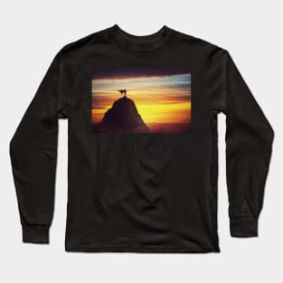 superhero conceptual scene Long Sleeve T-Shirt